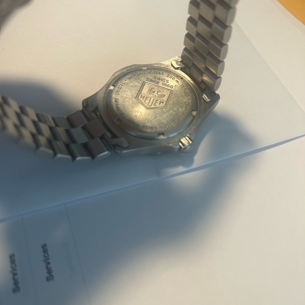 Gorgeous Tag Heuer Watch Professional 200 stainless steel 7.5” water resistant - Picture 7 of 8